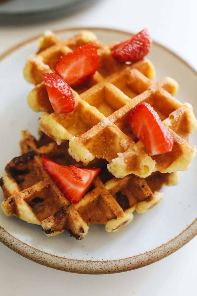 Vegan Gingerbread Waffles