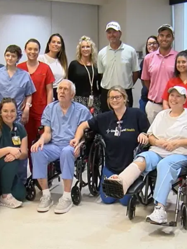 ‘It’s wonderful’: PGA golfers visit hospital patients off Myrtle Beach Classic