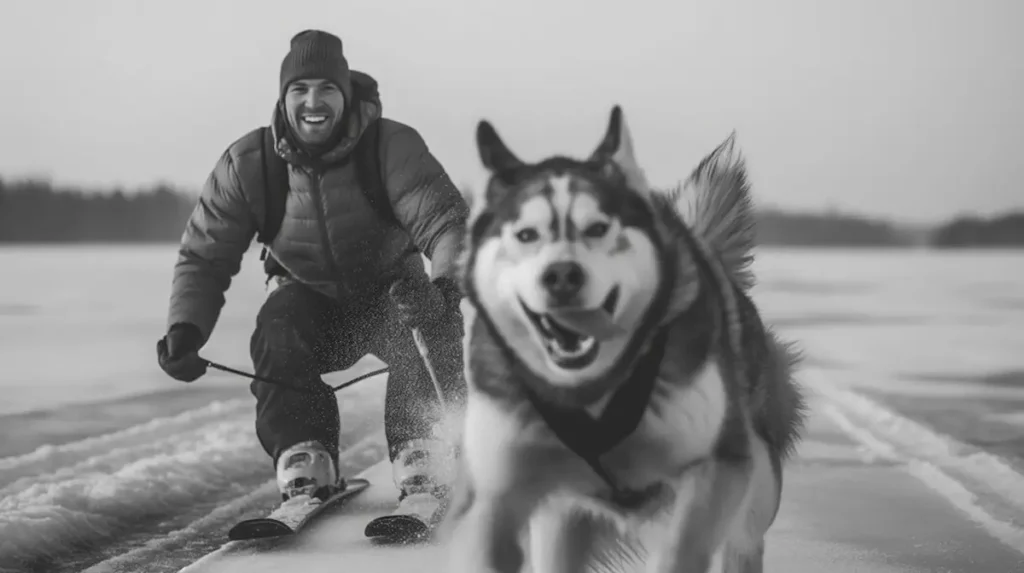 Dog with Other Dogs and People