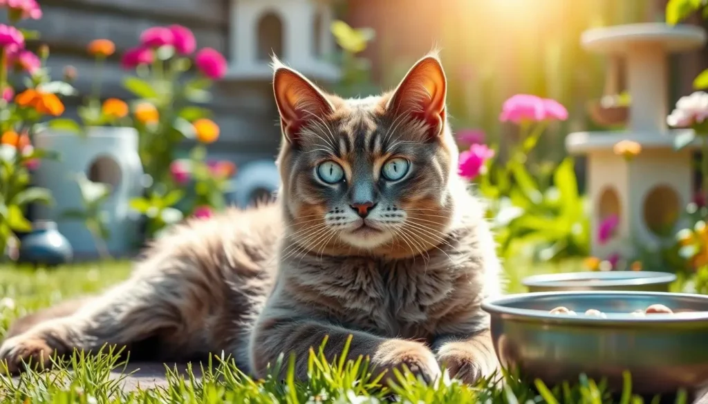 Longevity Chartreux cat