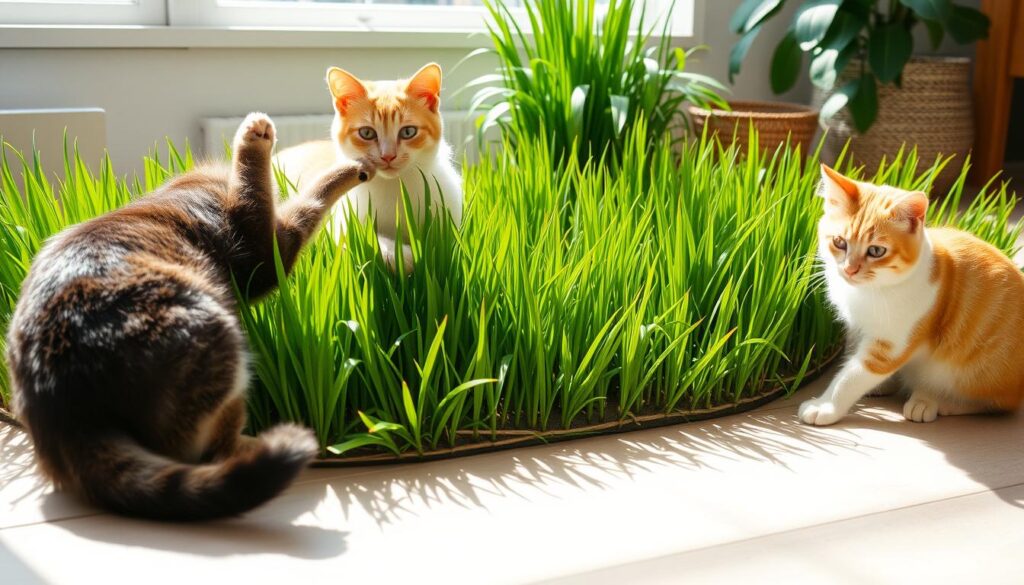 cat grass for weight control